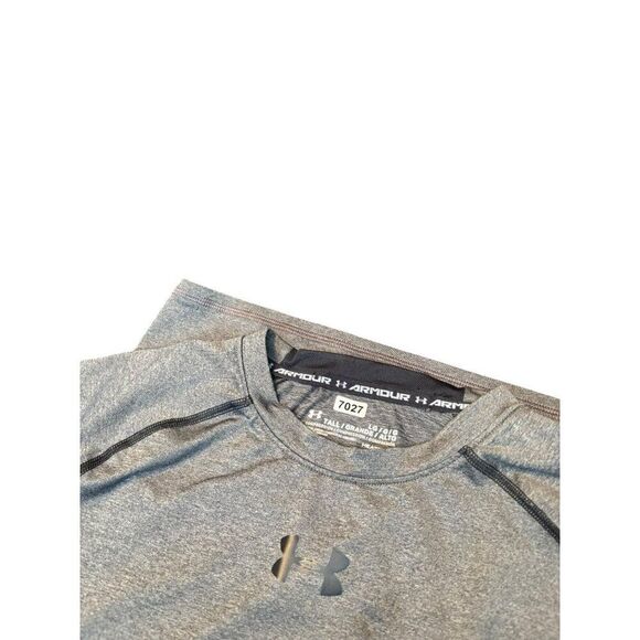 Under Armour Mens HeatGear Compression Shirt Large Gray - Picture 7 of 7